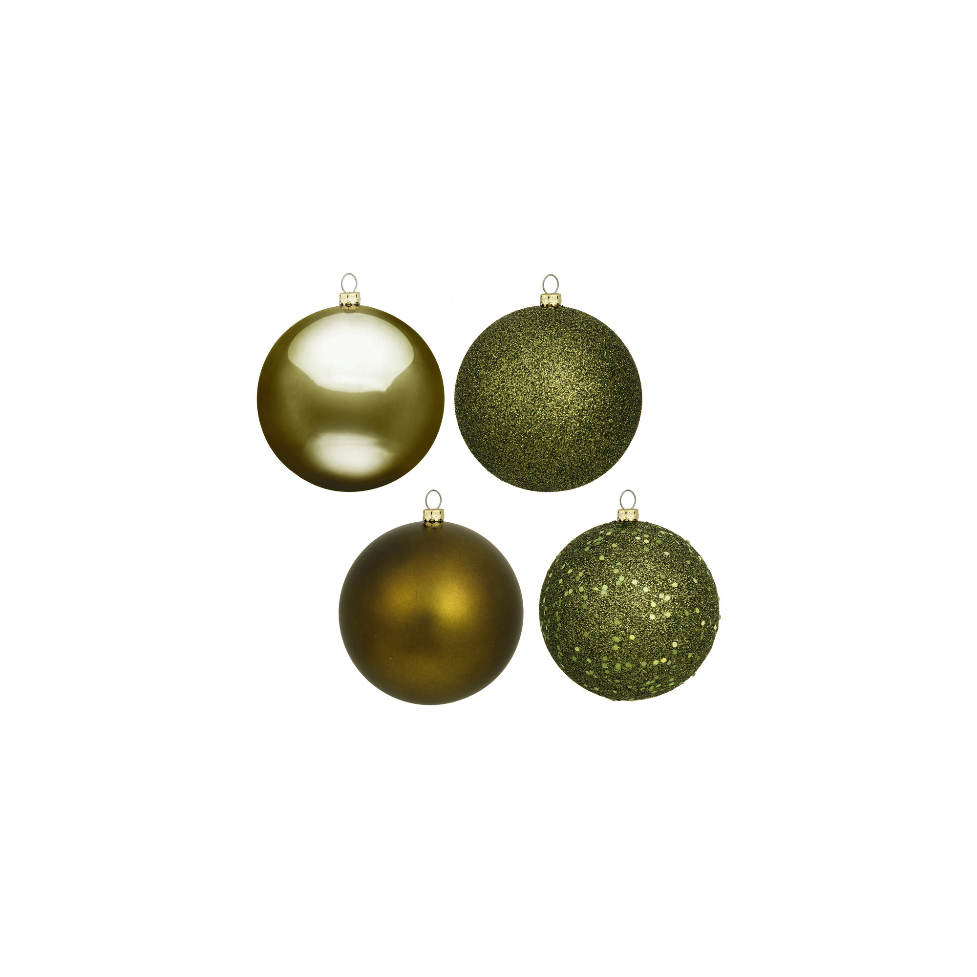Holiday Décor Ball Ornament, Olive