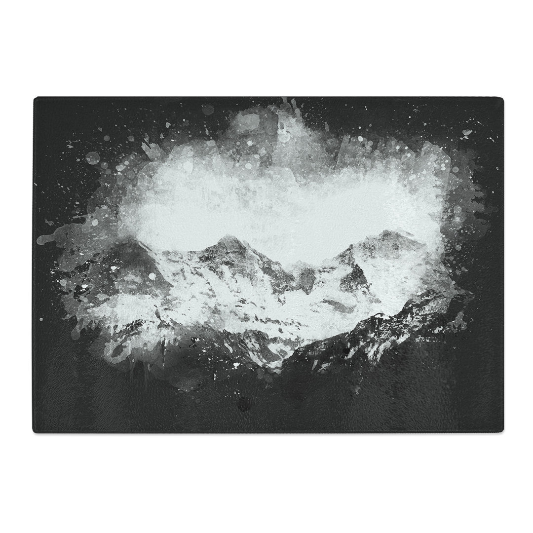 Tempered Glass Mountain in Switzerland Chopping Board