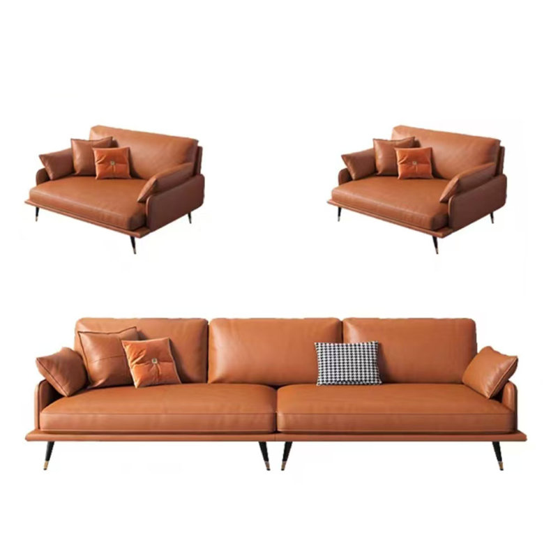Office sofa simple modern Italian style set