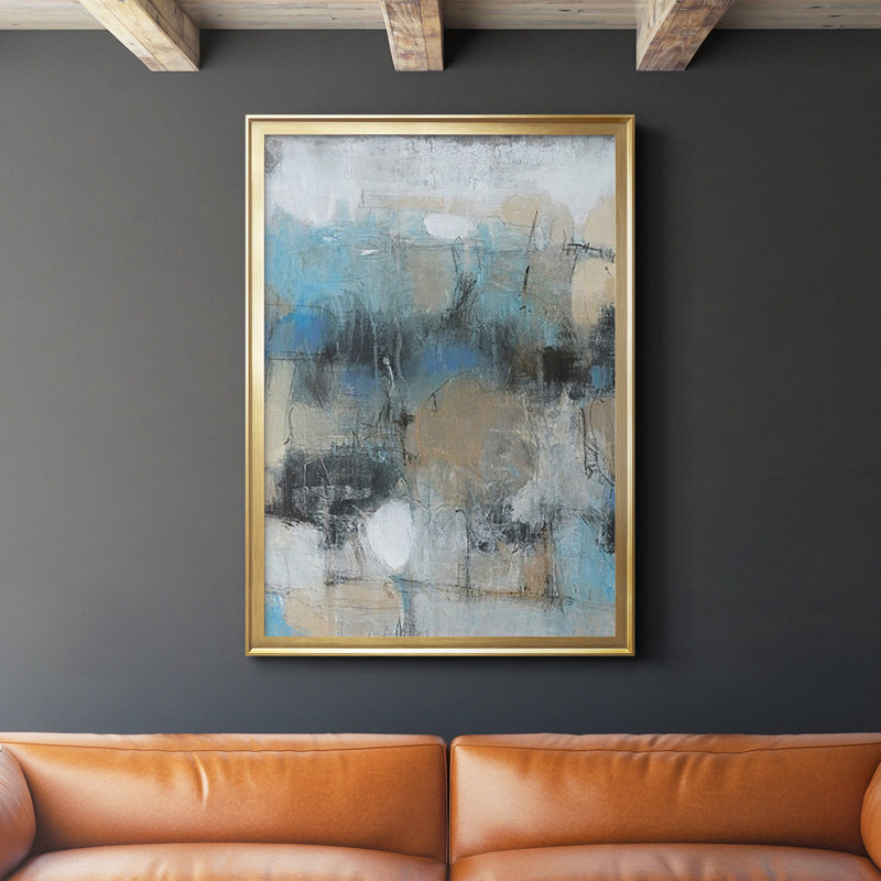 «In The Moment I», reproduction de cadre photo simple, Or, H 36,5 po x l 26,5 po x P 1 po