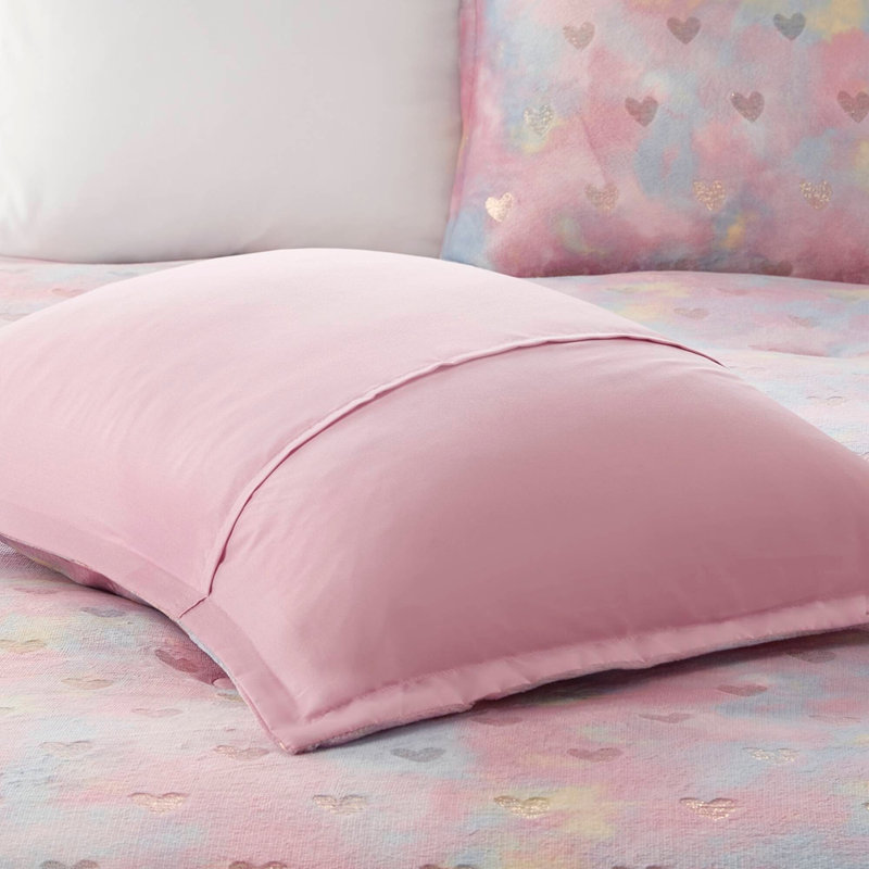 Metallic Printed   Comforter Set with Throw Pillow Twin/Twin XL, Twin/Twin XL Sheet Set + 3 Additional Pieces
