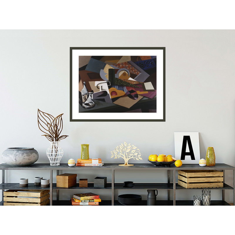 «Still Life» par Juan Gris, impression giclée sur cadre, H 32,34 po x l 41,5 po