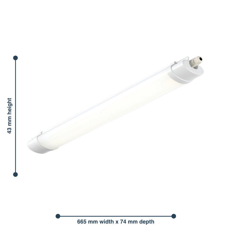 Mariana White 7cm W LED Outdoor Flush Mount