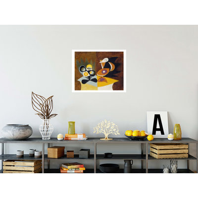 Nature morte: assiette à fruits et pichet (Natue morte: compotier et cruche) par Pablo Picasso - Impression Giclée