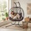Fauteuil double avec support et coussin-129892869