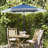 Oshiro 90'' Lighted Market Umbrella with Crank Lift-110559269