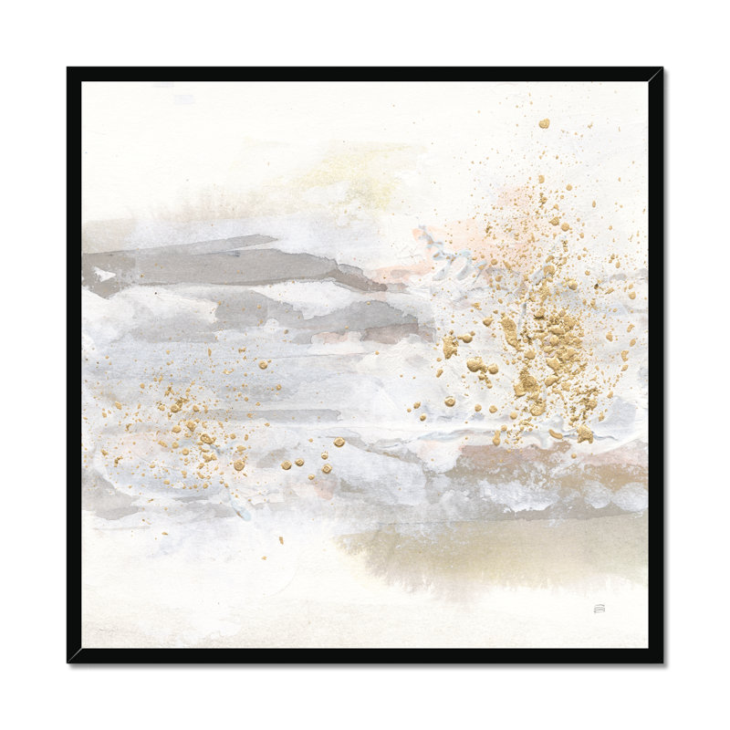 Winter Gold III by Chris Paschke - Painting, Black Framed Paper Print, 34cm H x 34cm W