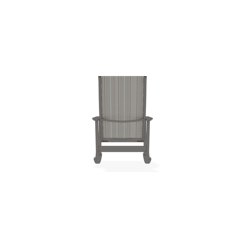 Wexler Polymer Outdoor Lounge Chair, Warm Gray, Harbor