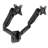 Mount-It Full Motion Dual Arm Monitor Wall Mount, Fits w/ Monitors from 13" to 27" | 14.3 Lbs. Cap.