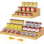 Organisateur de support extensible en bambou pour garde-manger