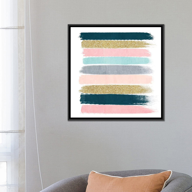 « zara », impression sur toile, H 18 po x l 18 po x P 1,5 po, Toile avec cadre noir