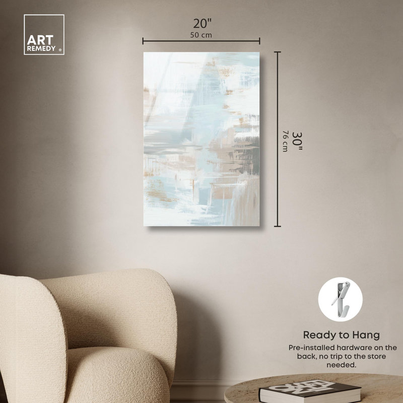 «Hazy Coast I Boho Decor» par Art Remedy, H 30 po x l 20 po