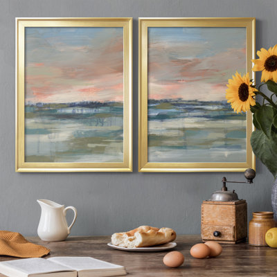 «Vast Marsh I», reproduction encadrée de qualité supérieure - prête à être accrochée