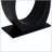 Modern Console Table with Egg-Shaped Base-628480389