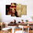 Native American Profile Multi Piece Canvas Print-93061012