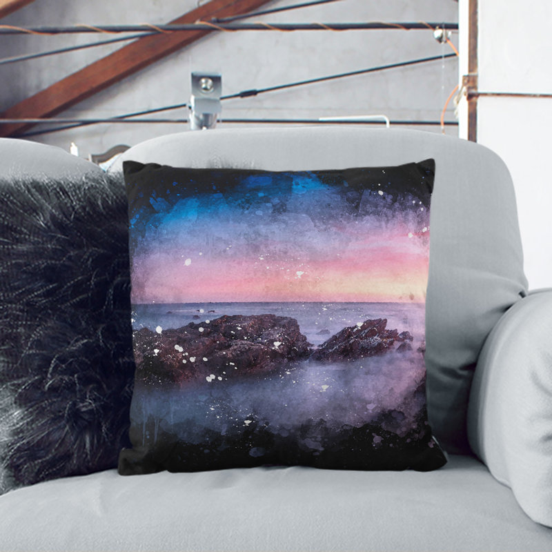 Square Throw Cushion, 55cm H x 55cm W x 20cm D