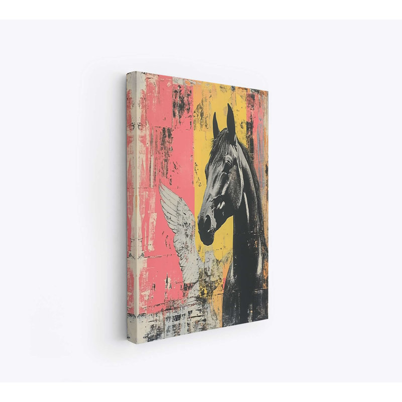 Superbe peinture décorative sur toile, 27,6 po x 39,4 po | 100% toile avec cadre 100% bois (0,8 x 1,2 po d'épaisseur) | Parfait pour le salon, la chambre à coucher ou le bureau - une œuvre d'art accrocheuse pour tout espace