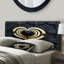 Lindenwold - Romantic Abstract Upholstery Panel Headboard-1830022361
