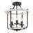 3-light Farmhouse Semi Flush Mount-562751271