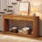 Narrow Fluted Console Table With Storage