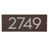 Floating 1-Line Wall Address Plaque