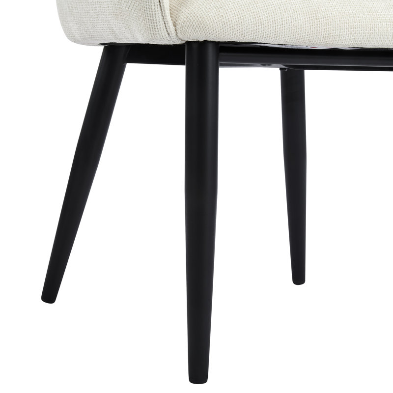 Chaise rembourrée en tissu Deltin