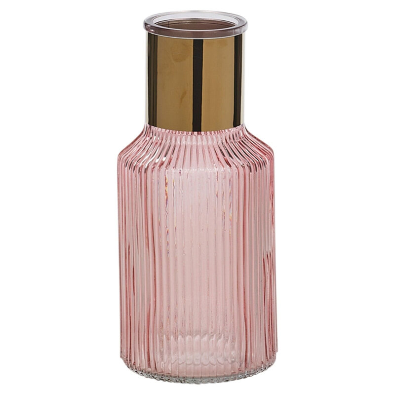 Agosto Glass Table Vase, Pink