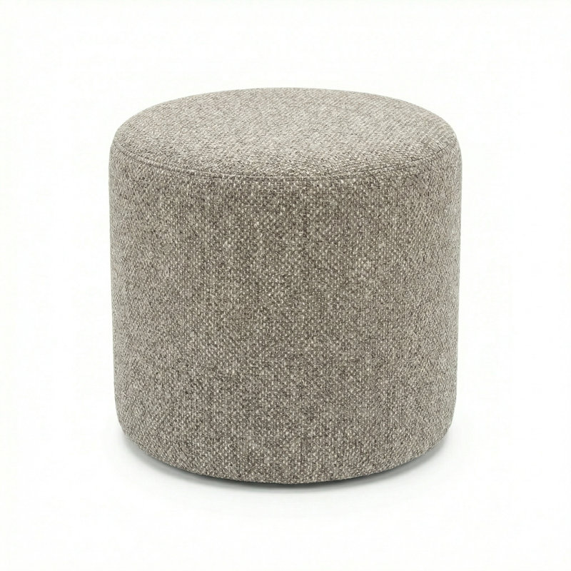 Pouf rond 18 "Lily Gardens, Taupe