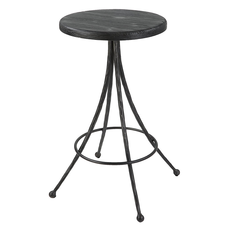 Kenneisha Counter Stool with Metal Frame