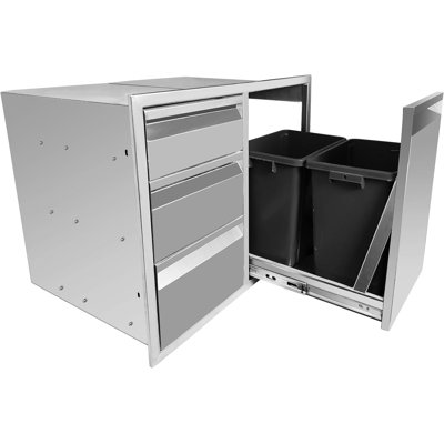 Outdoor Kitchen Drawer Combo,28WX22HX19D Inch