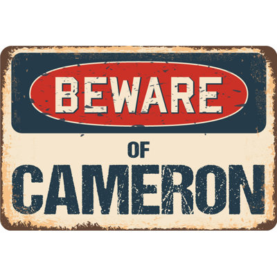 Panneau «Biston Beware of Cameron»