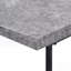 Bureau d'ordinateur, bureau personnel, ordinateur portable, tablettes de rangement, L 48 po, travail, stratifié gris, métal noir, contemporain, moderne-647293040