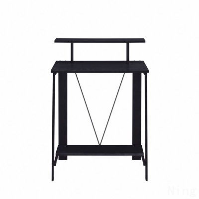 Bureau d'écriture à finition noire