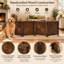 Barrière pliante pour chien en bois à 4 panneaux-134383096
