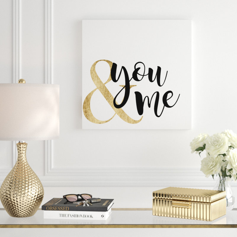 «Love Quotes II» par Anna Hamily, reproduction d'art textuel sur toile, H 12 po x l 12 po, Toile tendue