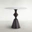 Benedict 32" Genuine Marble Pedestal Dining Table