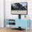 Allejah 25.6'' W Steel and Glass TV Stand for TVs up to 55"-500759115