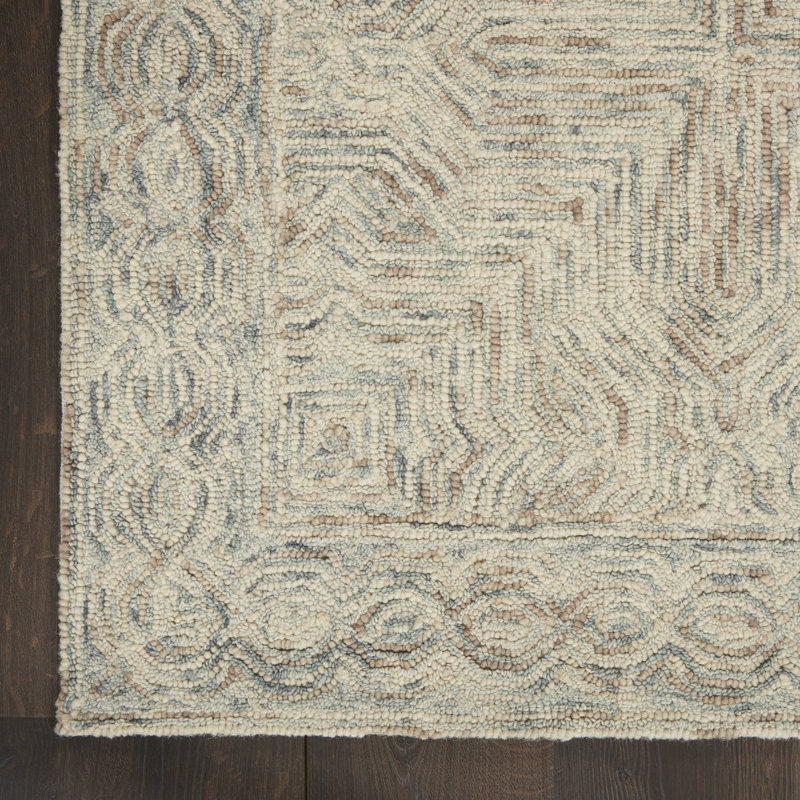 Farhaad 2'3" x 7'6" Blue Ivory Bohemian Indoor Rug, Runner 2'3" x 7'6"
