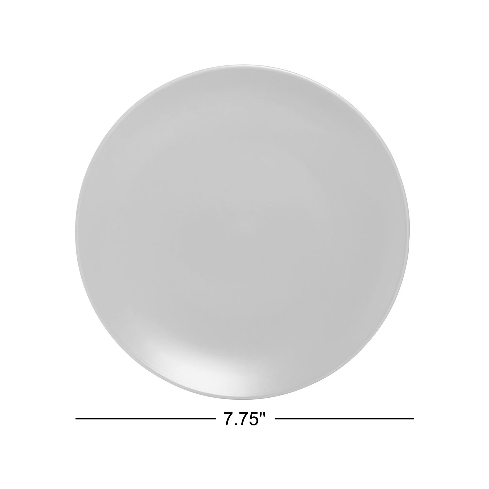 Wazee Matte 7.75" Salad Plate, Pink