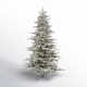 Flocked Sierra Fir Artificial Christmas Tree