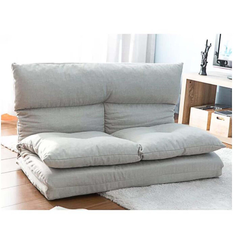 Canapé convertible Koenig, L 76,78 po x l 39,37 po x H 23,62 po, Mélange de polyester gris Inco