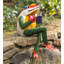 Frog with Coffee Cup Garden Statue