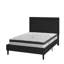 Lit plateforme capitonné Aluino Matelas à ressorts ensachés-829323433-829323444
