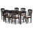 6 - Person Four Leg Dining Set-1930330020