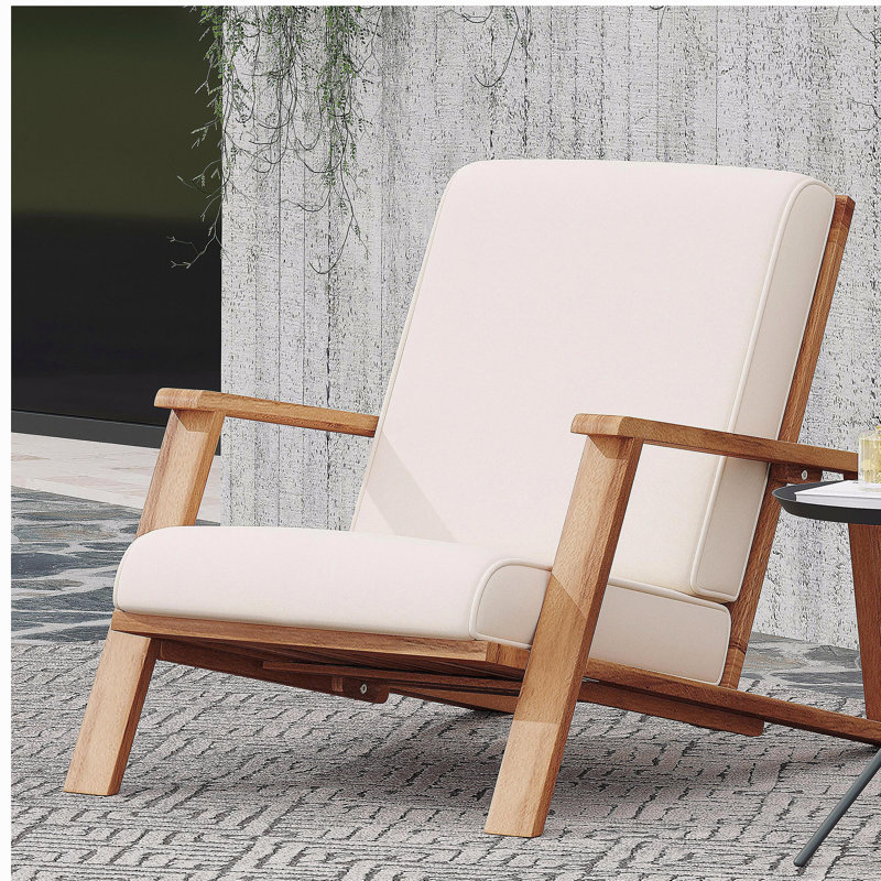 Fauteuil club moderne, Blanc