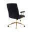 Chaise de bureau texturée en tissu Boucle, chaise de bureau moderne à hauteur ajustable avec accoudoirs rembourrés-132213284