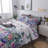 HoneiLife Rhododendra Purple Blended Bedspread lightweight summer bedspreads 3-Piece King Size Quilt Sets-124591655-124591658