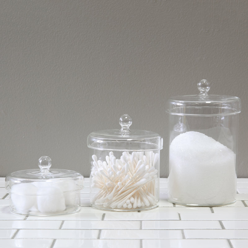 Utility Jar, 3" H x 4" W x 4" D