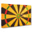 Bulls Eye Dartboard - Wrapped Canvas-61848227