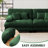 Cioffred Modern Chenille Upholstered Boneless Sofa-121416953-123494928